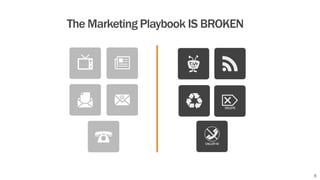 ..The Marketing Playbook IS BROKENIs
6
 