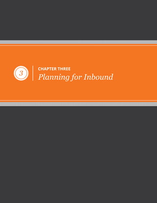 Planning for InboundCHAPTER THREE3  