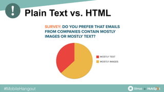 Plain Text vs. HTML