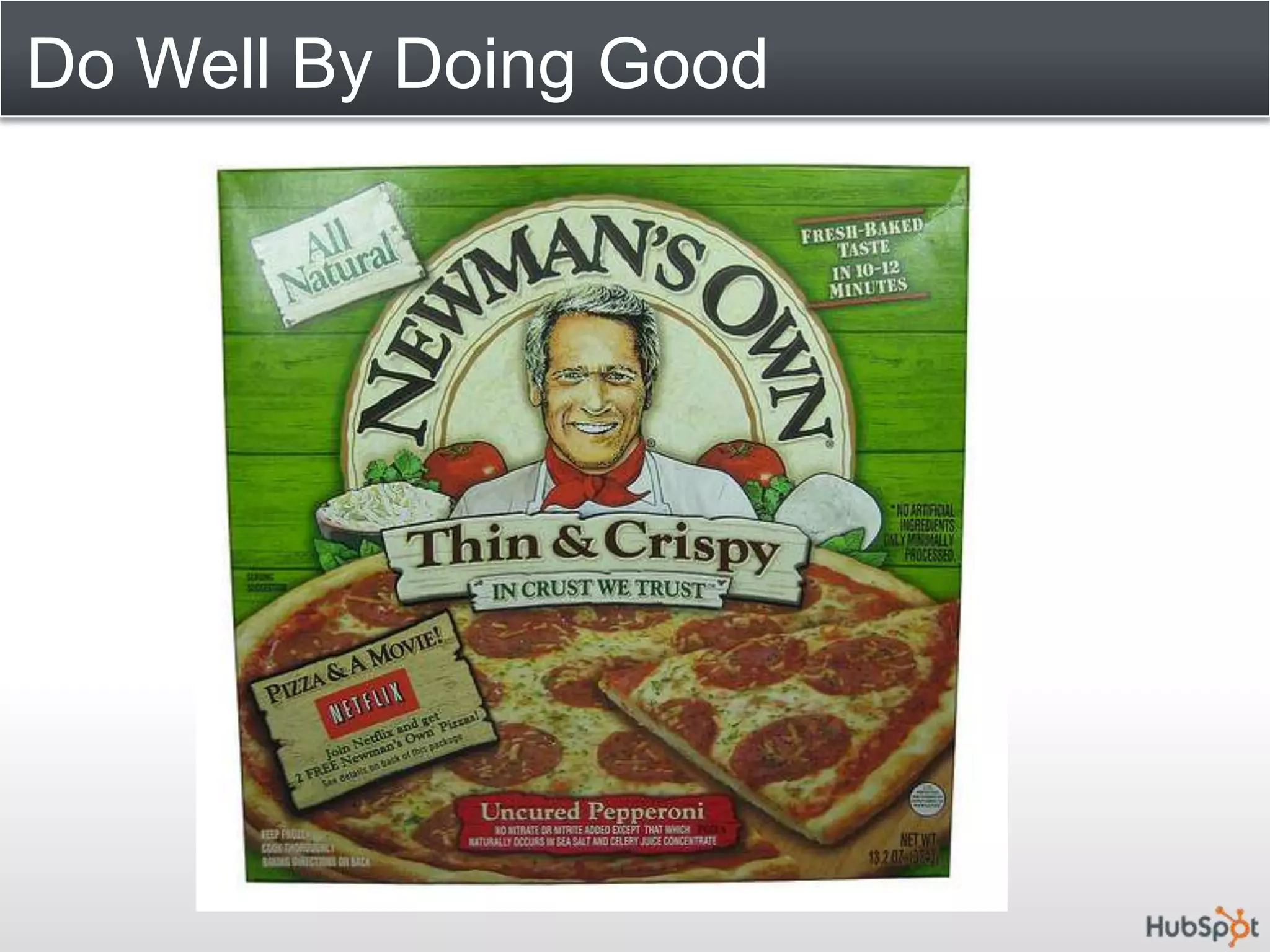 Do Well By Doing Good