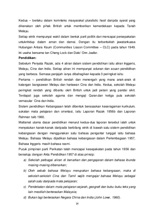 Hubungan Etnik Di Malaysia 1