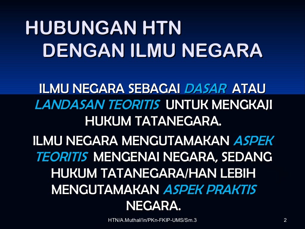 Hubungan Hukum Tata Negara dengan Ilmu Pengetahuan Lain