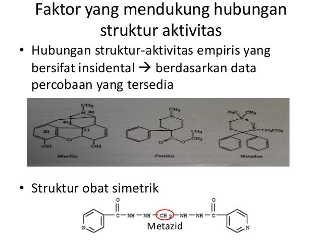 Hubungan Kualitatif Struktur Aktivitas