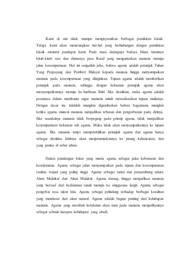 Hubungan Agama Dan Manusia