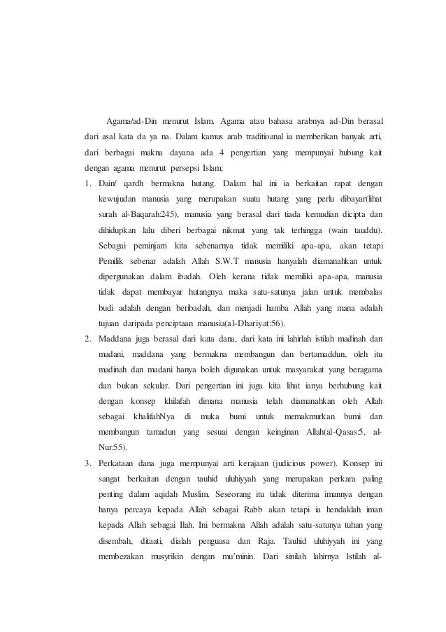 Hubungan Agama Dan Manusia