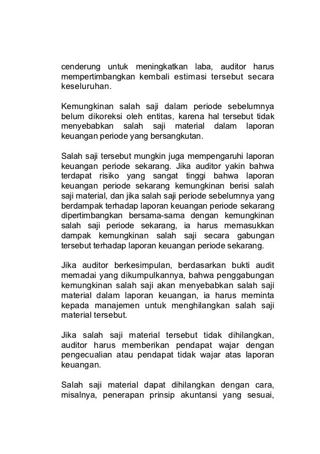 Hubungan antara materialitas, risiko audit dan bukti audit