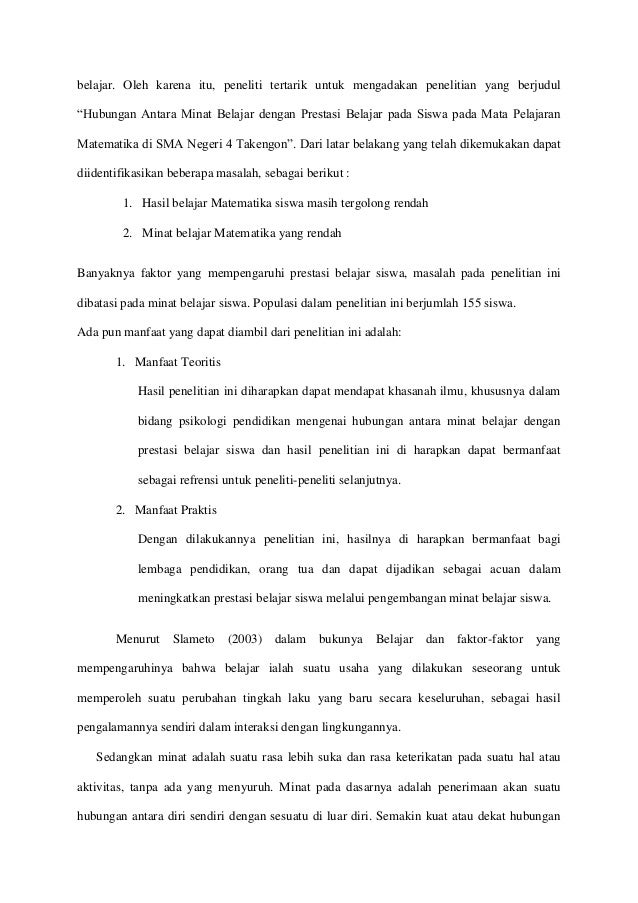 Jurnal Faktor Faktor Yang Mempengaruhi Prestasi Belajar Cara Mengajarku