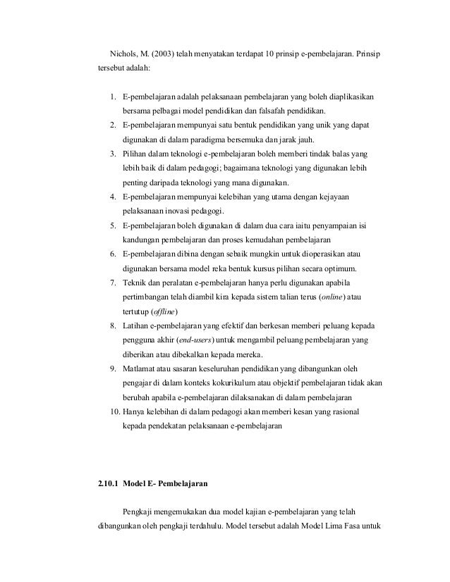 Hubungan antara tahap kesediaan pembelajaran arahan 