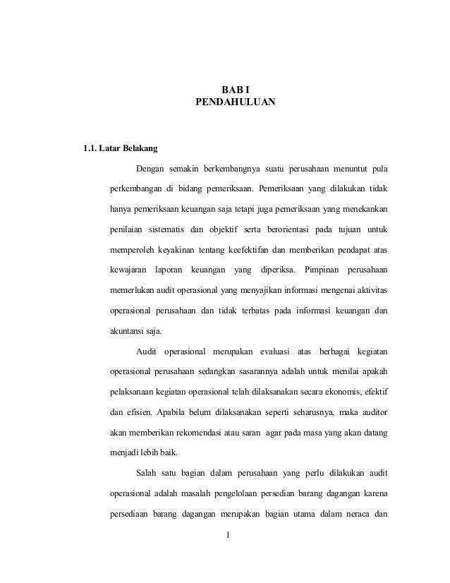 Hubungan Audit Operasional Dan Pengelolaan