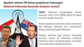 Hubungan bilateral indonesia australia | PDF