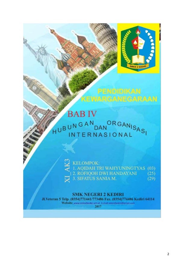PKN Hubungan dan organisasi internasional lengkap PKN Hubungan dan organisasi internasional lengkap
