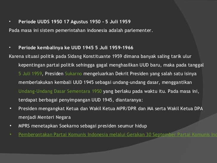 Hubungan dasar negara dan konstitusi