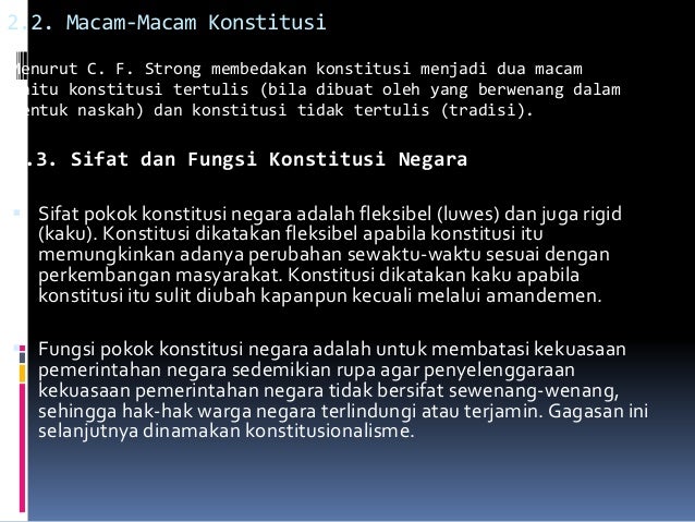 Hubungan Dasar Negara Dan Konstitusi Hubungan Dasar Negara Dan Konstitusi