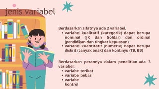 Hubungan Dua Peubah numerik numerik,numerik kategori | PPTX