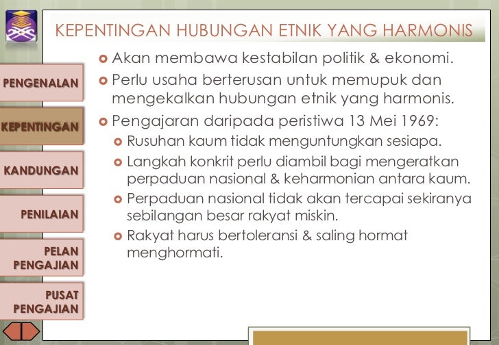 kepentingan menjaga hubungan etnik kepentingan menjaga hubungan etnik