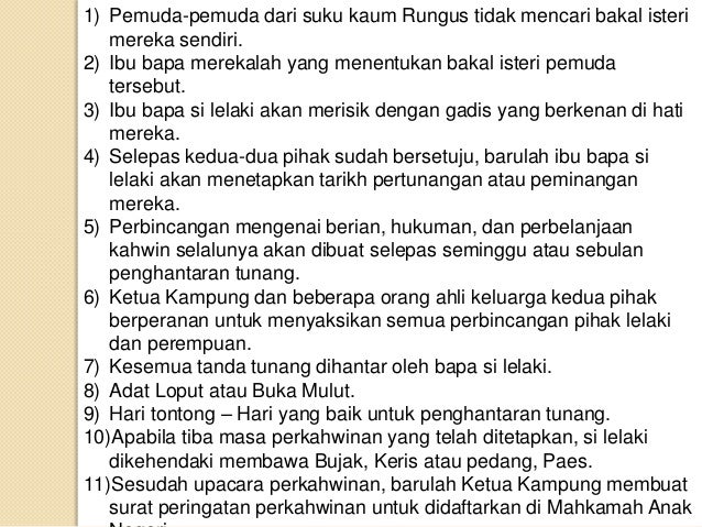 Kenali Suku Kaum Rungus  Hubungan Etnik 