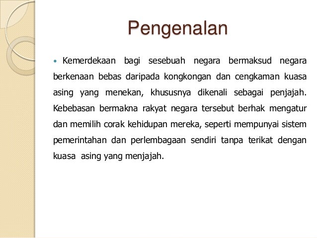 HUBUNGAN ETNIK,Usaha British Memerdekakan Tanah Melayu