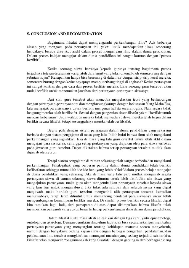 Hubungan Filsafat Dengan Ilmu Pengetahuan Lainnya Listiawati