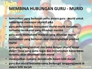 Hubungan guru murid | PPT