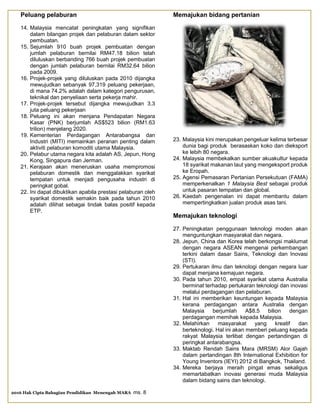 Hubungan Luar Malaysia K3. MRSM 2016