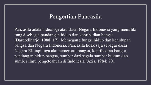 Hubungan Pancasila Dengan Sistem Pendidikan