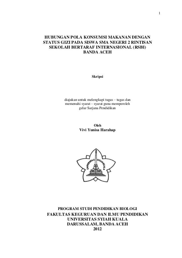 Contoh Skripsi Gizi Contoh Soal Dan Materi Pelajaran 8