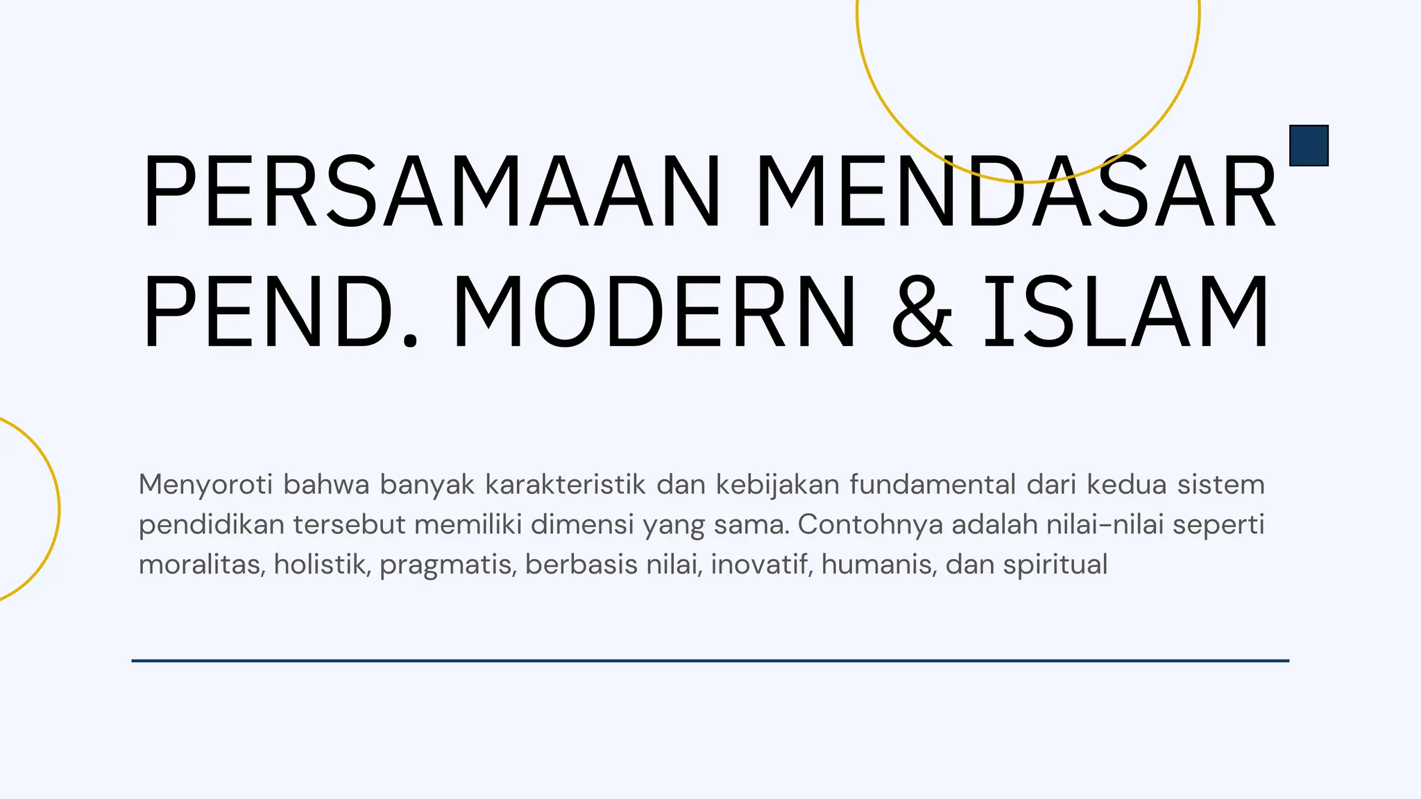 Hubungan Prinsip Pendidikan Modern dan Pendidikan Islam | PDF