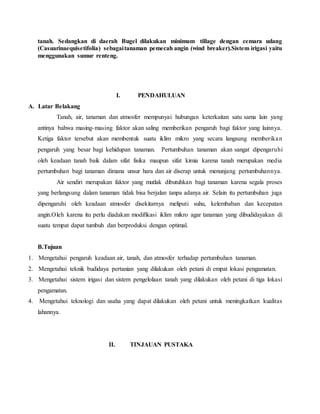 Hubungan tanah air dan tanaman | DOCX