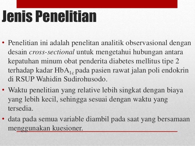 Hubungan tingkat kepatuhan minum obat penderita DM tipe 2 