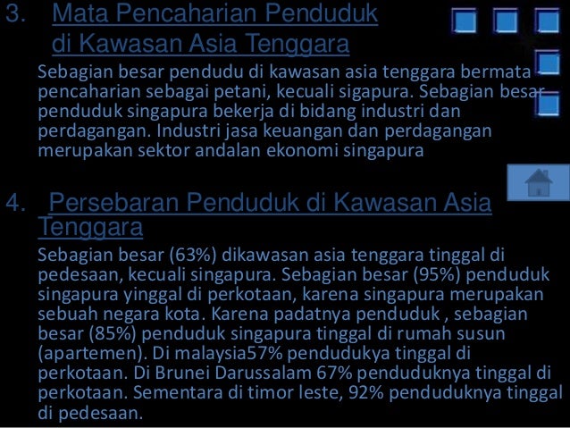 Sebagian Besar Penduduk Di Kawasan Asia Tenggara Bermata Pencaharian