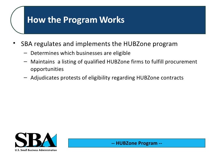 Understanding the HUBZone Program