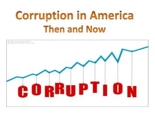 Corruption in America Then and Now 