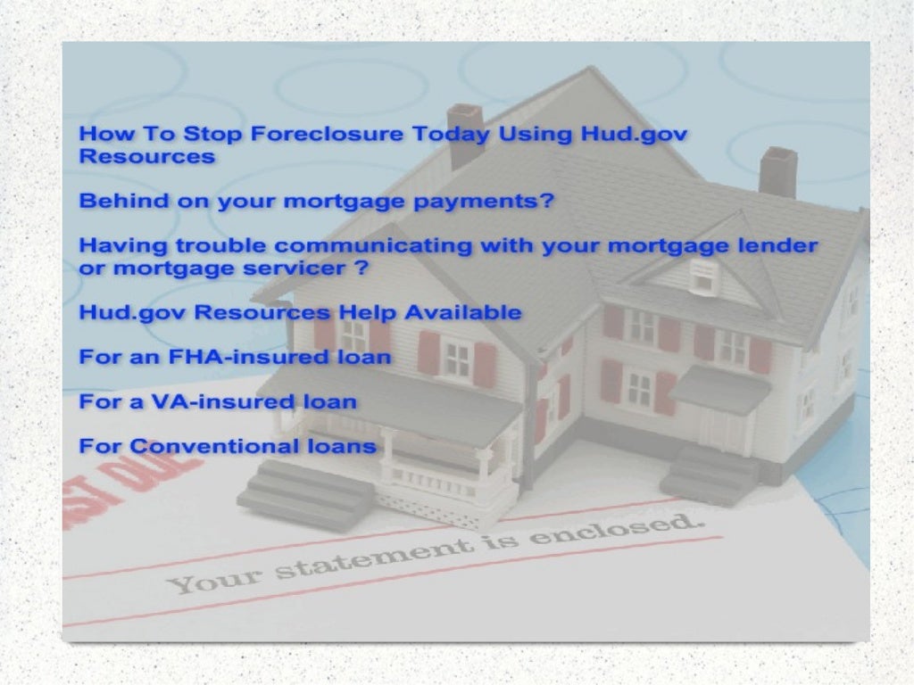 Best Hud.gov Resources How To Stop Foreclosure Today