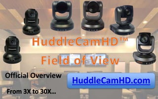 HuddleCamHD.com
Official Overview
 