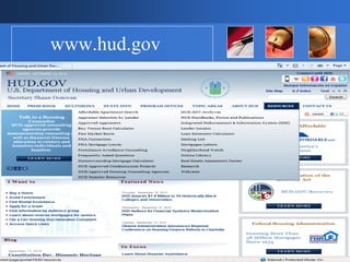 www.hud.gov
 