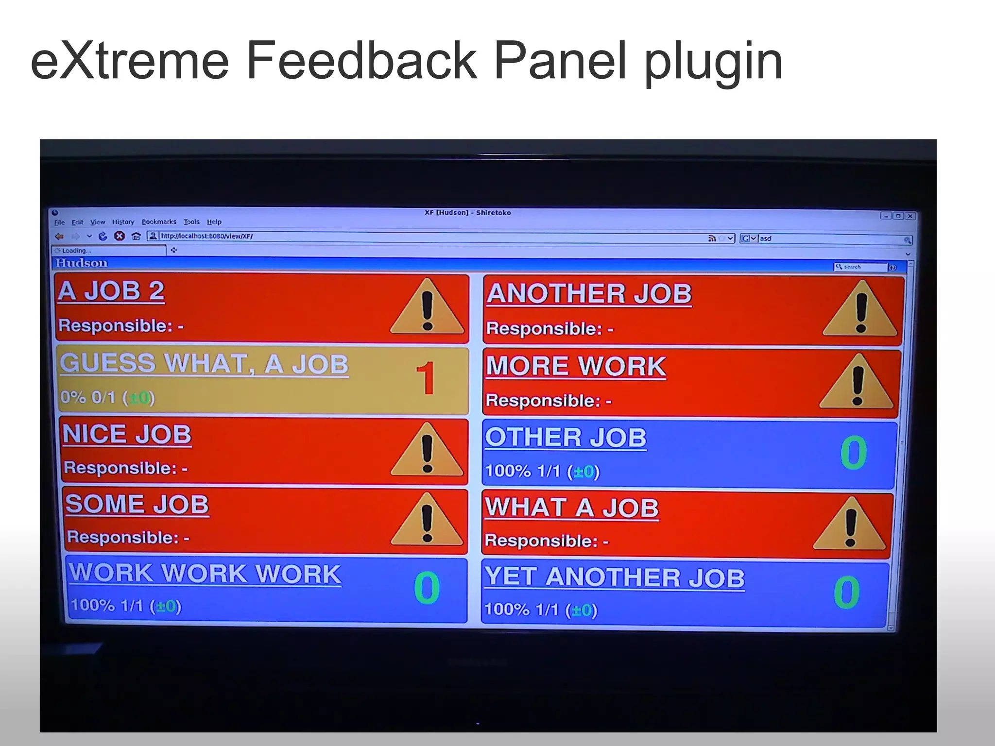 eXtreme Feedback Panel plugin
 