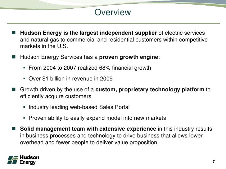 Hudson Energy CPS