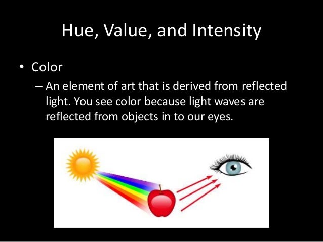 Color Value Nature Color Value Nature