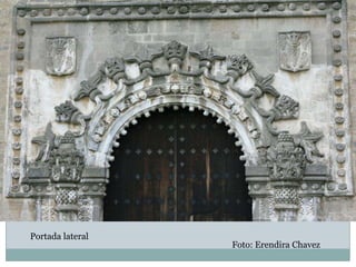 Portada lateral
                  Foto: Erendira Chavez
 