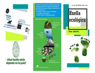 Huella ecologica | PDF