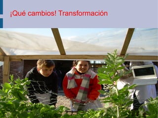 ¡Qué cambios! Transformación