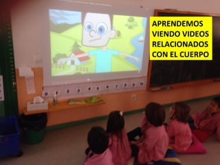 APRENDEMOS
VIENDO VIDEOS
RELACIONADOS
CON EL CUERPO
 