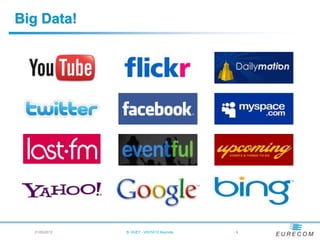 Big Data!




  21/05/2012   B. HUET - VIGTA'12 Keynote   -9
 