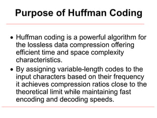 huffman coding this is about that hope u like it | PDF