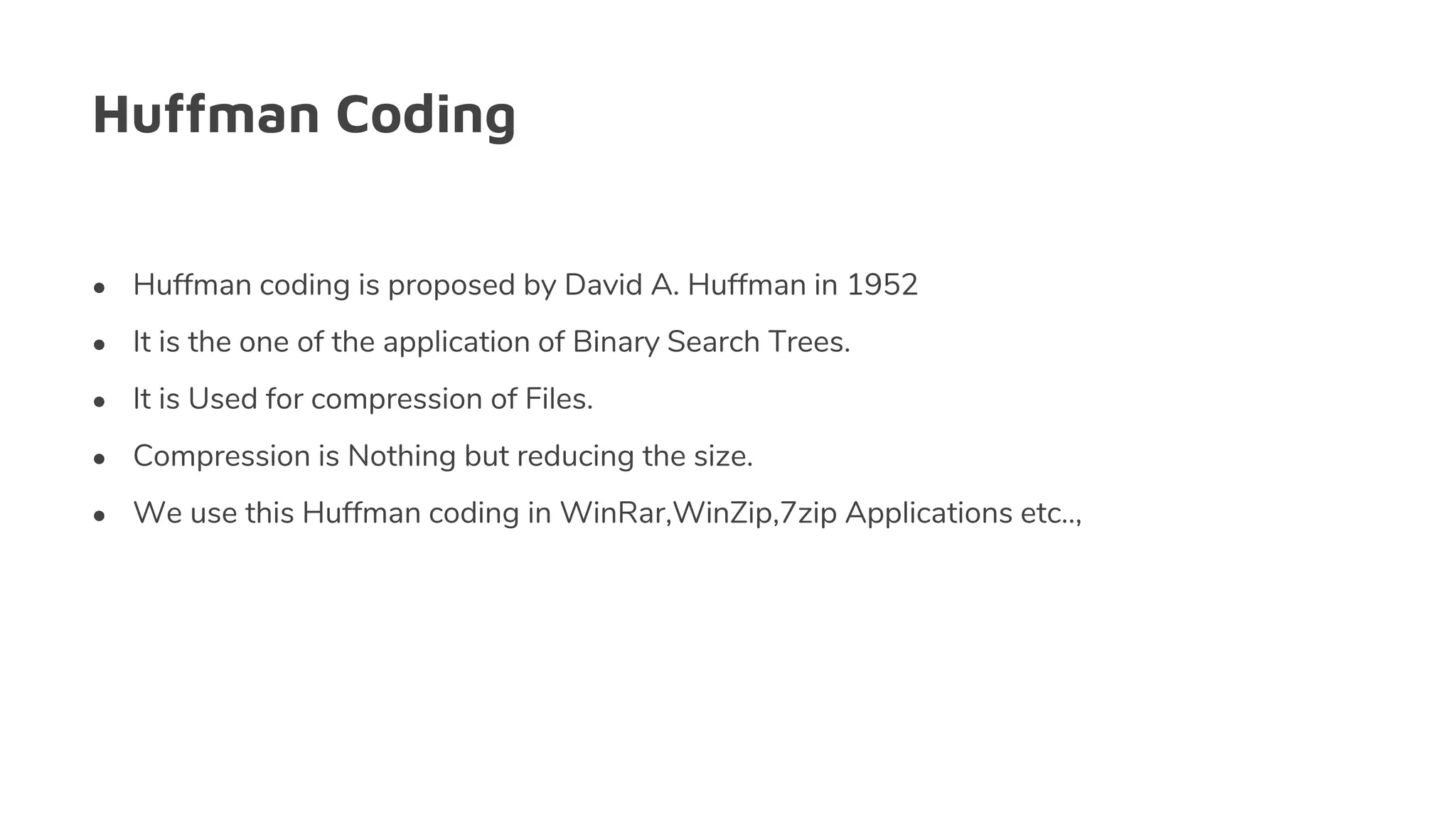 Huffman coding || Huffman Tree | PPT