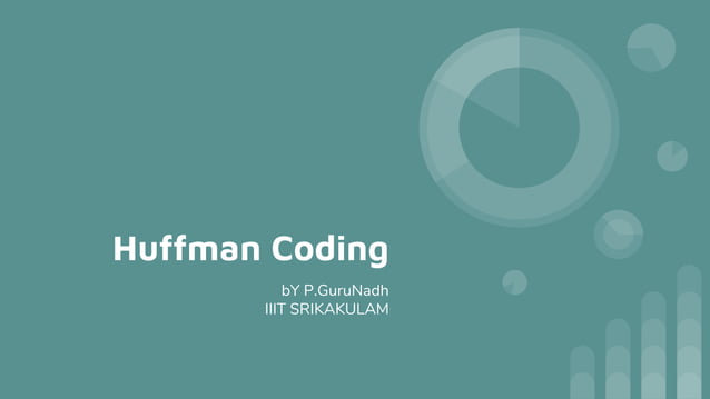 Huffman coding || Huffman Tree | PPT