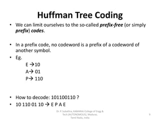 Huffman tree coding greedy approach | PDF