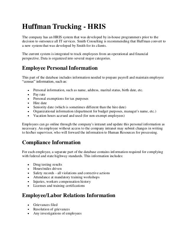 Huffman trucking powerpoint presentations picture