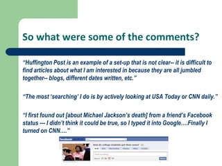 Facebook focus group 