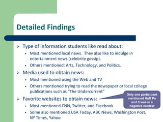 Recruited students using help from contacts in our personal networks, targeting undergraduates ages 17-24.  
